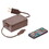 Vickerman X6B6551RGBW Vickerman RGB-White 100Watt Controller &amp; Remote Power Kit with 110V Brown Coaxial Power Cord for RGB Light Sets