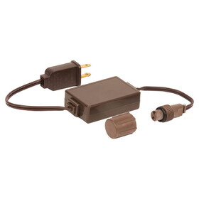 Vickerman X6B6662 12" UL Rectified Coaxial Brown Wire Power Cord 2/Bag.