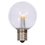Vickerman XG50T11 G50 LED WmWht Transp Bulb E17 Nk Base