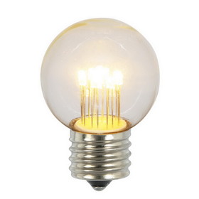 Vickerman G50 LED Wm White E26 Glass Bulb 5/Box.9W