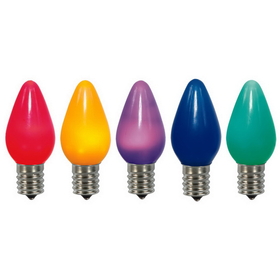 Vickerman C7 Ceramic LED Multi-Colored Bulb 25/Box