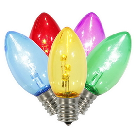 Vickerman C9 Multi Transparent LED Bulb 25/Box