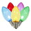 Vickerman XLEDTC90-25 C9 Multi Transparent LED Bulb 25/Box