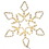 Vickerman X106124 24" LED 130Lt PureWht Diamond Snowflake