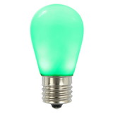 Vickerman X14SC04-5 S14 LED Green Ceramic Bulb E26 Base 5/pk
