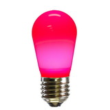 Vickerman X14SC09-5 S14 LED Pink Ceramic Bulb E26 Base 5/pk