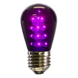 Vickerman X14ST16-5 S14 LED Purple Transp Bulb E26 Base 5/pk