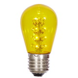 Vickerman XS14P07-5 S14 LED Yellow Transp Bulb E26 Base 5/pk
