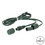 Vickerman X6G6611 6' Green Wire Coaxial Ext Cord 6/Bag