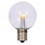Vickerman XG50T11 G50 LED WmWht Transp Bulb E17 Nk Base