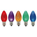 Vickerman C7 Multi Faceted LED Bulbs 5 Pack