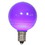 Vickerman XLEDCG46-25 G40 Purple Ceramic LED Bulb E12 .96W 25Bx