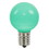 Vickerman XLEDCG54-25 G50 Green Ceramic LED Bulb E17 .96W 25/Bx