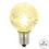 Vickerman XLEDG31-25 G30 Faceted LED Wmwht Bulb E12 .38W 25Bx