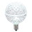 Vickerman XLEDG55-10 G50 Faceted LED Cool White E12 .38W 10Bx
