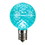 Vickerman XLED17G5L-10 G50 Faceted LED Teal Bulb E17 .45W 10/Bx