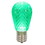 Vickerman XLEDS14 11S14 Faceted LED Green Lamp E26
