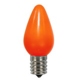Vickerman XLEDS78-25 C7 Satin LED Orange Bulb .38W 130V 25/Bx