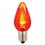 Vickerman XLEDTC78T-25 C7 Orange Twinkle TranspLED Bulb 25/Box