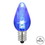 Vickerman XLEDTC72T-25 C7 Blue Twinkle TranspLED Bulb 25/Box