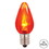 Vickerman XLEDTC78T-25 C7 Orange Twinkle TranspLED Bulb 25/Box