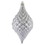 Vickerman N174934D 6" x 3" Lilac Diamond Drop 4/Bg