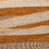 Vickerman Q181288 4"x10Yd Natural/Orange Striped Ribbon
