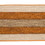 Vickerman Q181288 4"x10Yd Natural/Orange Striped Ribbon