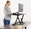 VIVO DESK-V000U Economy Height Adjustable 29" Standing Desk Sit Stand Desktop Monitor Riser