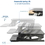 VIVO DESK-V000VS Black Height Adjustable 32" Standing Desk Monitor Riser Tabletop Sit Stand