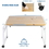 VIVO DESK-V202A Mobile Height Adjustable Desk for Kids and Adults - Interactive Workstation