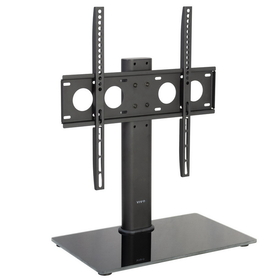 VIVO STAND-TV00J Universal Economic Flat Screen TV Table Top Stand w/ Glass Base for 32" to 50"
