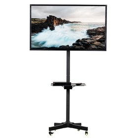VIVO Mobile TV Cart for 23" to 55" LCD LED Plasma Flat Panel - Stand with Wheels