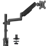 VIVO STAND-V001K Black Single Monitor Arm Sit-Stand Desk Mount for One Screen up to 32