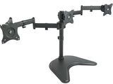 VIVO STAND-V003P Triple Monitor Mount Adjustable Desk Free Stand for 3 LCD Screens up to 24