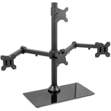 VIVO STAND-V004TG Steel Quad Freestanding 3 + 1 Monitor Mount - 4 Screens up to 24