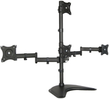 VIVO STAND-V004Z Quad LCD Monitor Desk Stand Mount Free-Standing 3 + 1 = 4 Screens up to 24