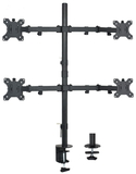 VIVO STAND-V004 Quad Monitor Desk Mount Adjustable Stand Heavy Duty for 4 Screens up to 30