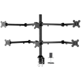 VIVO STAND-V106A Steel Hex Monitor Desk Mount Adjustable Stand, Six (6) Screens up to 32