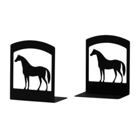 Village Wrought Iron BE-68 Horse - Book Ends