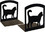 Village Wrought Iron BE-6 Cat - Book Ends, Price/Pair