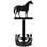 Village Wrought Iron C-LJS-68 Standing Horse - Large Jar Sconce, Price/Each