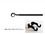 Village Wrought Iron CUR-108-35-S Curl Curtain Rod - SM (Hardware is INCLUDED), Price/SET