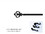 Village Wrought Iron CUR-127-130-S Victorian Curtain Rod - XL (Hardware is INCLUDED), Price/SET