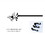 Village Wrought Iron CUR-38-130-S Butterfly Curtain Rod - XL (Hardware is INCLUDED), Price/SET