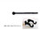 Village Wrought Iron CUR-87-35-S Ball Curtain Rod - SM (Hardware is INCLUDED), Price/SET