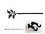 Village Wrought Iron CUR-93-35-S Acorn Curtain Rod - SM (Hardware is INCLUDED), Price/SET