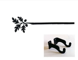 Village Wrought Acorn Curtain Rod (Hardware is INCLUDED)