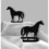 Village Wrought Iron CUR-TB-68 Standing Horse - Curtain Tie Backs, Price/Pair