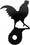 Village Wrought Iron DHK-1 Rooster - Cabinet Door Silhouette, Price/Each